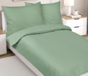 Bellatex Povlečení bavlněné LUX 140x200, 70x90 cm Zelená