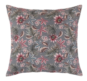 Povláček DITA - 45x45 cm - Mučenka šedá, růžová
