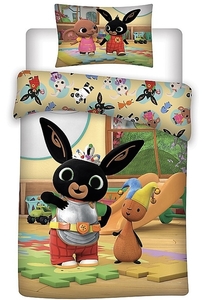 Jerry fabrics Disney povlečení do postýlky Králíček Bing 052 baby 100x135 + 40x60 cm 