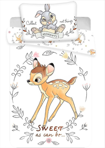 Jerry fabrics Disney povlečení do postýlky Bambi sweet baby 100x135 + 40x60 cm 