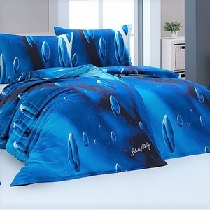 Matějovský povlečení bavlněný satén Matragi Rain 140x200+70x90 cm  