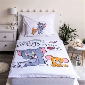 Jerry fabrics Disney povlečení do postýlky Tom & Jerry 050 baby 100x135 + 40x60 cm  