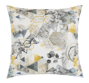 Bellatex Povláček EMA - 45x45 cm - Trojúhelník šedá