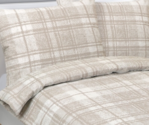 Bellatex Povlečení krepové Béžová,Bílá