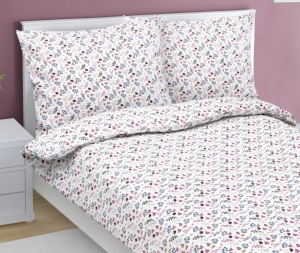 Bellatex Povlečení krepové 140x200, 70x90 cm Louka