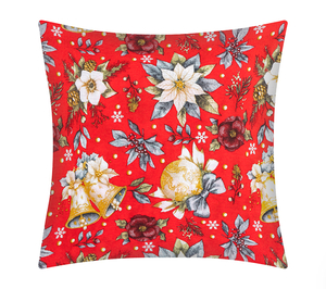Bellatex Povláček Vánoce 40x40 cm Vánoce hvězda Červená,Šedá,Zlatá