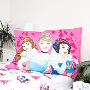 Jerry Fabrics povlečení bavlna Princezny Heart 140x200+70x90 cm 