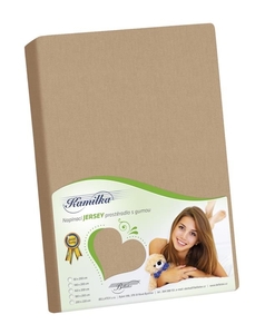 Bellatex prostěradlo jersey cappuccino