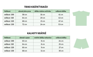 Bellatex Pyžamo krátký rukáv, krátké kalhoty Motýlek Růžová,Modrá,Šedá