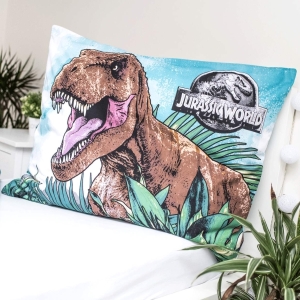 Jerry Fabrics povlečení bavlna Jurský svět Roar svítící efekt 140x200, 70x90 cm 