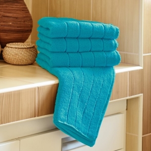 Polášek mikrofroté ručník Iva tyrkysová 50x100 cm 
