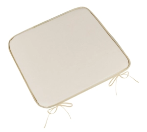 Bellatex Sedák Adéla hladký 40x40 cm Bílá káva