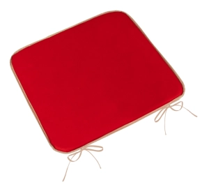 Bellatex Sedák Adéla hladký 40x40 cm Červená