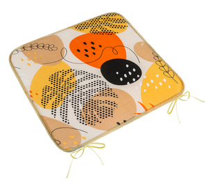 Bellatex Sedák Adéla hladký 40x40 cm hladký Oblázky oranžová