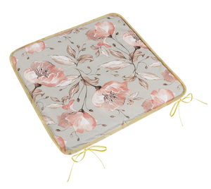 Bellatex Sedák Adéla hladký 40x40 cm hladký Lilie losos, šedá