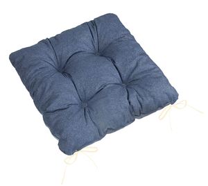 Bellatex Sedák Adéla prošívaný 40x40 cm prošívaný Modrá denim