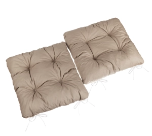 Bellatex Sedák Adéla prošívaný SET 2ks 40x40 cm Béžová