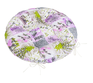 Bellatex Sedák Adéla prošívaný kulatý průměr 40 cm Patchwork lila