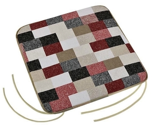 Bellatex sedák hladký EMA cihla bordo 40x40 cm 