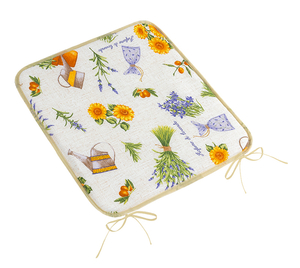 Bellatex Sedák EMA hladký 40x40 cm hladký Levandule fialová, žlutá