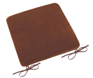 Bellatex Sedák hladký Korall micro 40x40 cm Hnědá