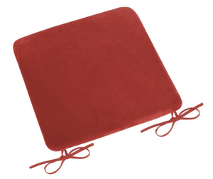 Bellatex Sedák hladký Korall micro 40x40 cm Terrakota