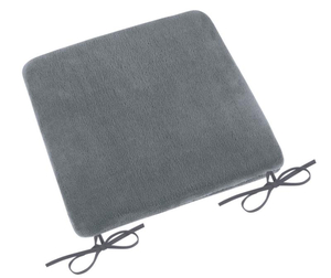 Bellatex Sedák hladký Korall micro 40x40 cm Šedá