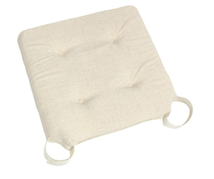 Bellatex Sedák hladký Ulla 40x40 cm hladký na suchý zip smetanová