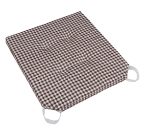 Bellatex Sedák hladký Ulla 40x40 cm Kostička Hnědá