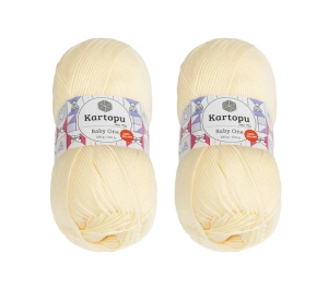 Bellatex SET 2ks Příze BABY ONE 100g / 250 m Vanilková
