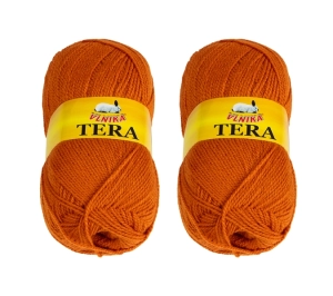 Bellatex SET 2ks Příze TERA 100g / 310 m Oranžová