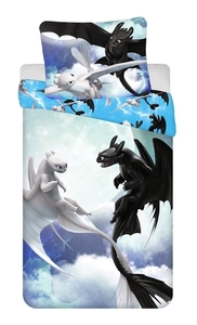 Jerry Fabrics povlečení bavlna Jak vycvičit draka "Sky" 140x200+70x90 cm