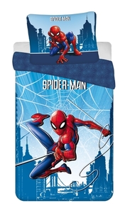 Jerry Fabrics povlečení bavlna Spider-man "Blue 04" 140x200+70x90 cm 