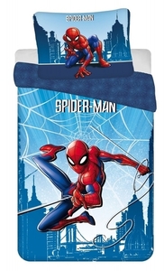 Jerry Fabrics povlečení bavlna Spider-man Blue 04 140x200+70x90 cm  
