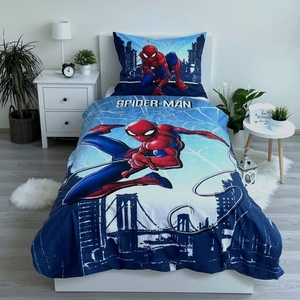 Jerry Fabrics povlečení bavlna Spider-man Blue 04 140x200+70x90 cm  
