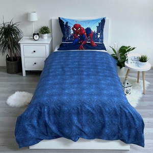 Jerry Fabrics povlečení bavlna Spider-man Blue 04 140x200+70x90 cm  