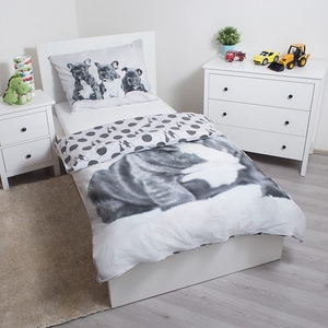 Jerry Fabrics Povlečení fototisk Bulldog 140x200, 70x90 cm
