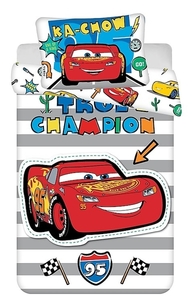 Jerry fabrics Disney povlečení do postýlky Cars "Stripe" - baby 100x135 + 40x60 cm  