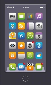 Dětský froté ručník Smartphone 30x50 cm  