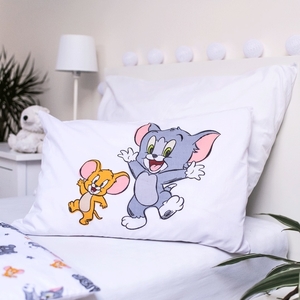 Jerry fabrics Disney povlečení do postýlky Tom & Jerry 050 baby 100x135 + 40x60 cm  