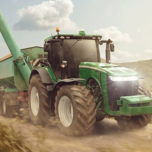 Povlak na polštářek Traktor "Green"40x40 cm 