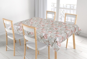 Bellatex Ubrus ADÉLA Lilie losos, šedá
