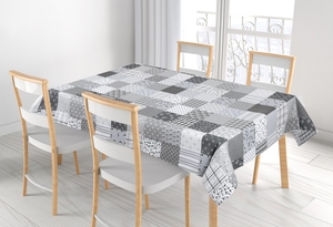 Bellatex Ubrus ADÉLA Patchwork šedá