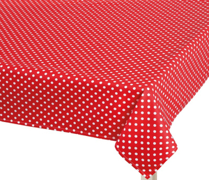 Bellatex Ubrus ADÉLA 120x140 cm Puntík červená, bílá