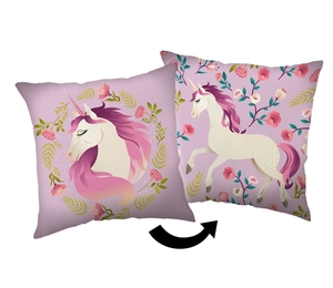 Jerry Fabrics polštářek Unicorn Flowers 40x40 cm