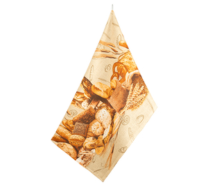 Kuchyňská utěrka 1 ks - 50x70 cm - 1ks - Pečivo hnědá