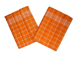 Svitap Utěrka Pozitiv Egyptská bavlna oranžová/bílá 50x70 cm 3 ks 
