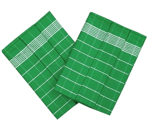Svitap Utěrka Pozitiv Egyptská bavlna zelená/bílá 50x70 cm 3 ks 