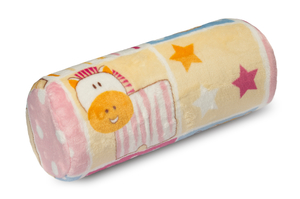 Válec Micro - dětský motiv - průměr 15 x 35 cm - Patchwork růžová