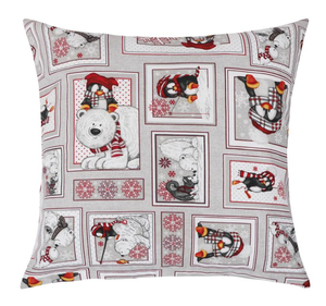 Bellatex Polštářek VÁNOCE Patchwork zimní
